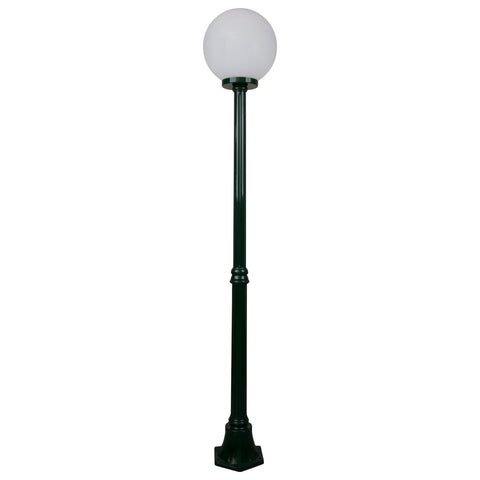 Domus Lighting Siena 1 Light Postlight 1.9m 300mm Opal