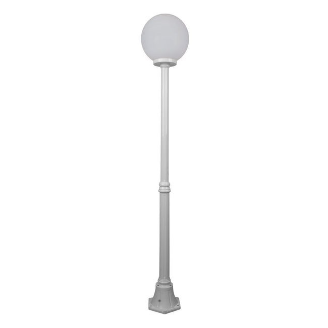 Domus Lighting Siena 1 Light Postlight 1.9m 300mm Opal