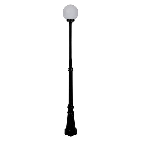 Domus Lighting Siena 1 Light Postlight 2.21m 250mm Opal