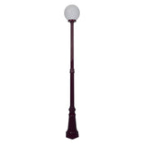Domus Lighting Siena 1 Light Postlight 2.21m 250mm Opal