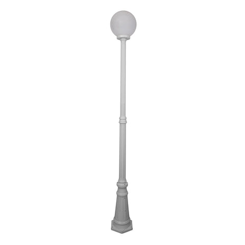 Domus Lighting Siena 1 Light Postlight 2.21m 250mm Opal