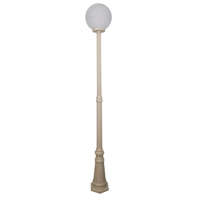 Domus Lighting Siena 1 Light Postlight 2.26m 300mm Opal