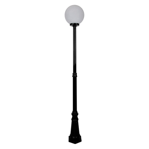Domus Lighting Siena 1 Light Postlight 2.26m 300mm Opal