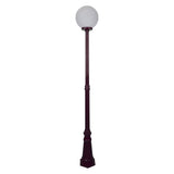 Domus Lighting Siena 1 Light Postlight 2.26m 300mm Opal