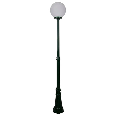 Domus Lighting Siena 1 Light Postlight 2.26m 300mm Opal
