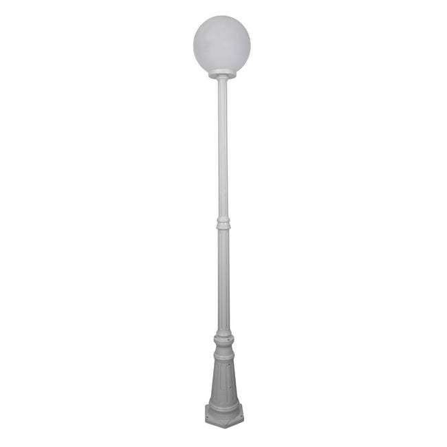 Domus Lighting Siena 1 Light Postlight 2.26m 300mm Opal