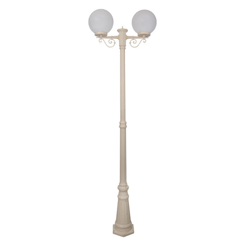 Domus Lighting Siena 2 Light Postlight 2.35m 250mm Opal