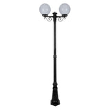 Domus Lighting Siena 2 Light Postlight 2.35m 250mm Opal