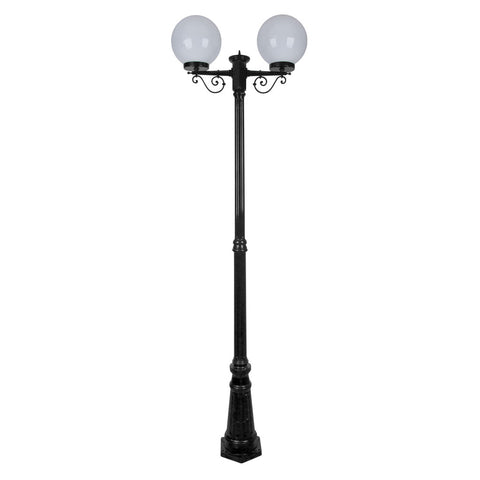 Domus Lighting Siena 2 Light Postlight 2.35m 250mm Opal