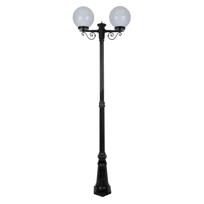 Domus Lighting Siena 2 Light Postlight 2.35m 250mm Opal