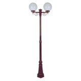Domus Lighting Siena 2 Light Postlight 2.35m 250mm Opal