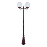 Domus Lighting Siena 2 Light Postlight 2.4m 300mm Opal