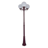Domus Lighting Siena 3 Light Postlight 2.35m 250mm Opal