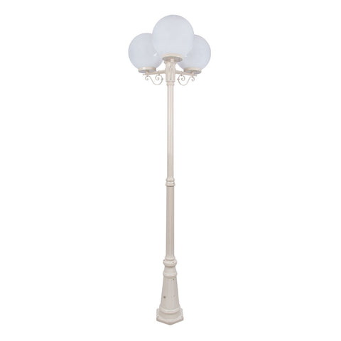 Domus Lighting Siena 3 Light Postlight 2.4m 300mm Opal