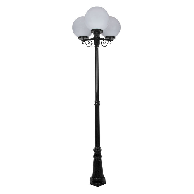Domus Lighting Siena 3 Light Postlight 2.4m 300mm Opal