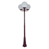 Domus Lighting Siena 3 Light Postlight 2.4m 300mm Opal