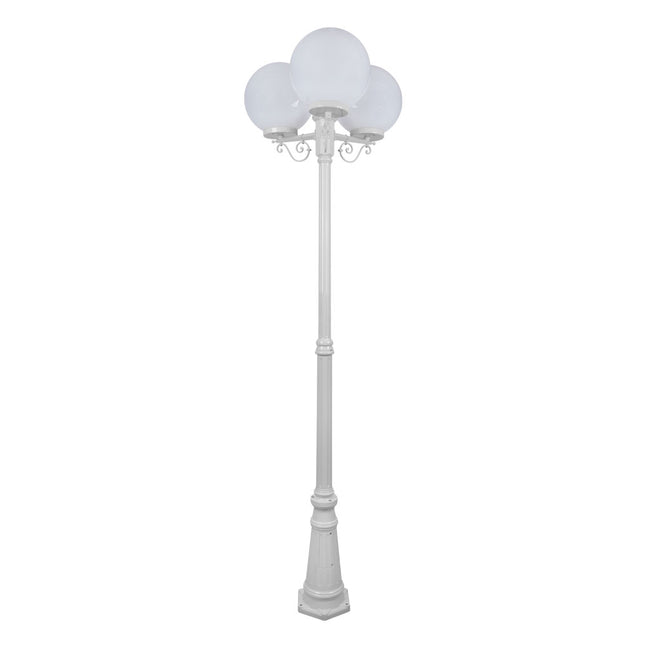 Domus Lighting Siena 3 Light Postlight 2.4m 300mm Opal