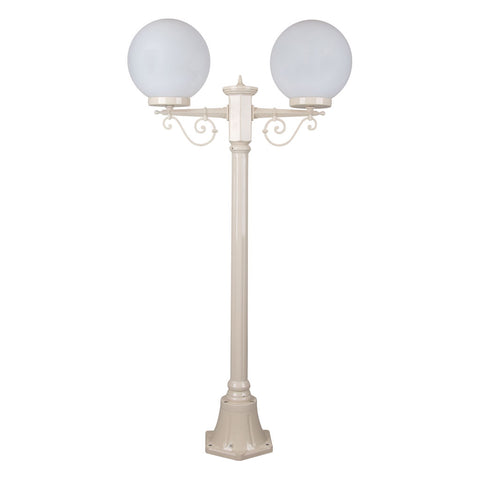 Domus Lighting Siena 2 Light Postlight 1.35m 250mm Opal