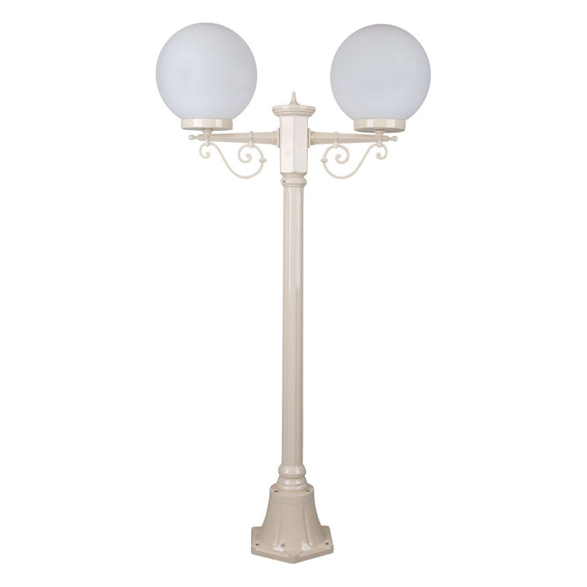 Domus Lighting Siena 2 Light Postlight 1.35m 250mm Opal