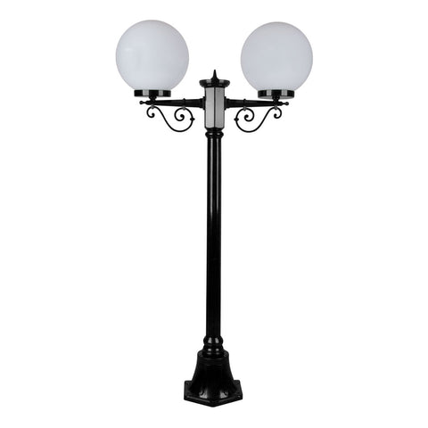 Domus Lighting Siena 2 Light Postlight 1.35m 250mm Opal
