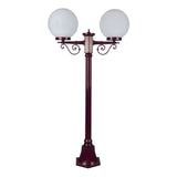 Domus Lighting Siena 2 Light Postlight 1.35m 250mm Opal