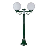 Domus Lighting Siena 2 Light Postlight 1.35m 250mm Opal