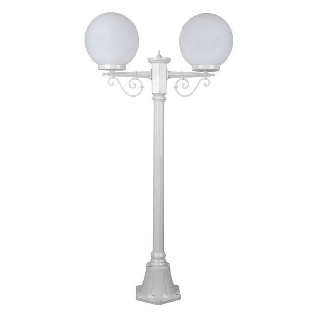 Domus Lighting Siena 2 Light Postlight 1.35m 250mm Opal
