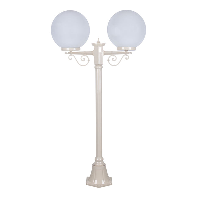 Domus Lighting Siena 2 Light Postlight 1.4m 300mm Opal