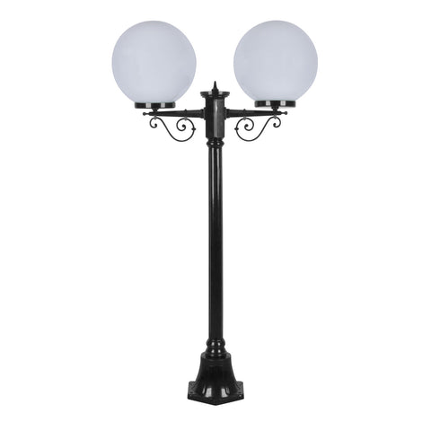 Domus Lighting Siena 2 Light Postlight 1.4m 300mm Opal