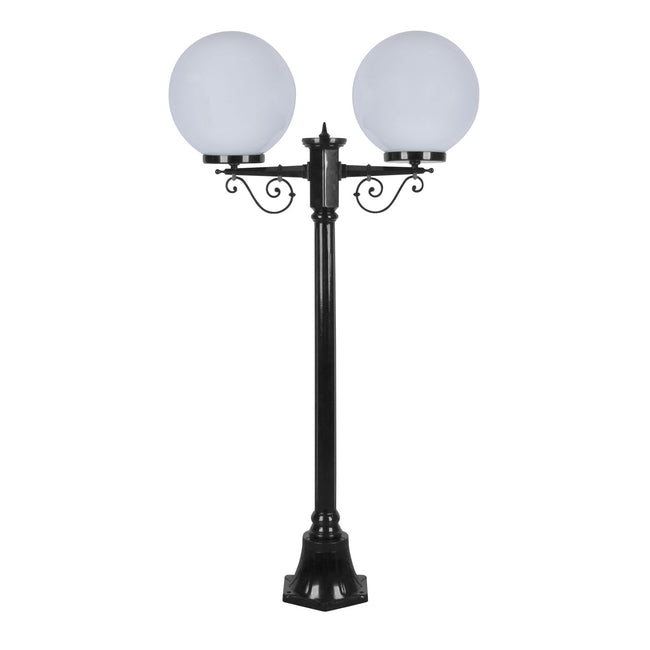 Domus Lighting Siena 2 Light Postlight 1.4m 300mm Opal