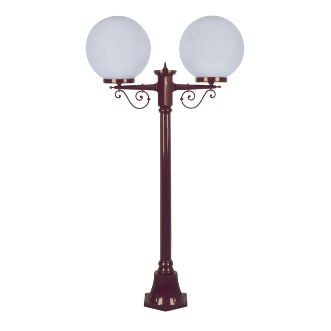 Domus Lighting Siena 2 Light Postlight 1.4m 300mm Opal