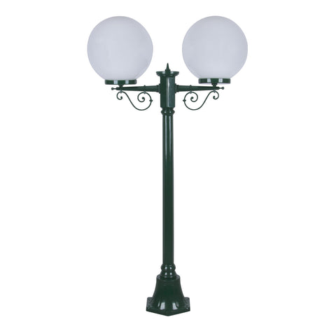 Domus Lighting Siena 2 Light Postlight 1.4m 300mm Opal