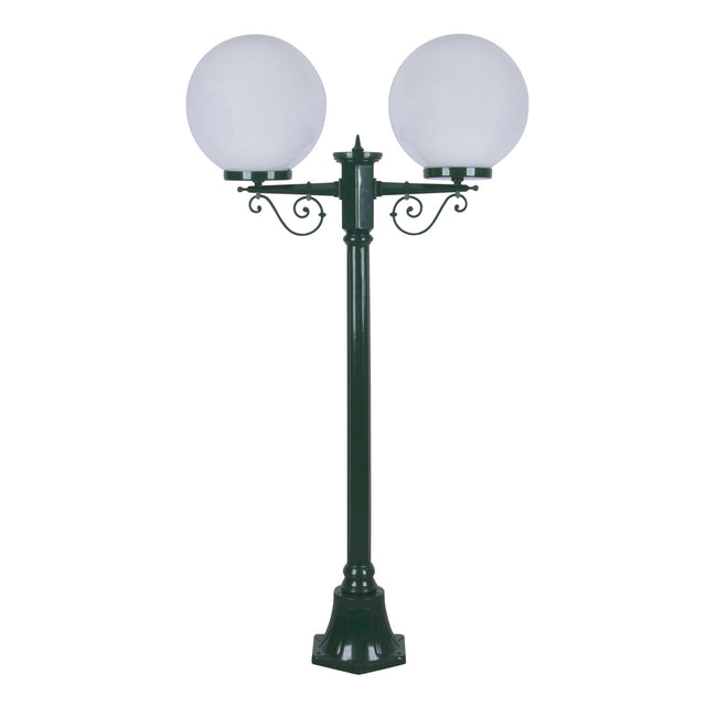 Domus Lighting Siena 2 Light Postlight 1.4m 300mm Opal