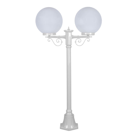 Domus Lighting Siena 2 Light Postlight 1.4m 300mm Opal