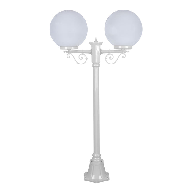 Domus Lighting Siena 2 Light Postlight 1.4m 300mm Opal