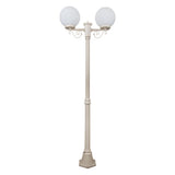 Domus Lighting Siena 2 Light Postlight 2m 250mm Opal