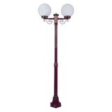 Domus Lighting Siena 2 Light Postlight 2m 250mm Opal