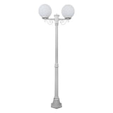 Domus Lighting Siena 2 Light Postlight 2m 250mm Opal