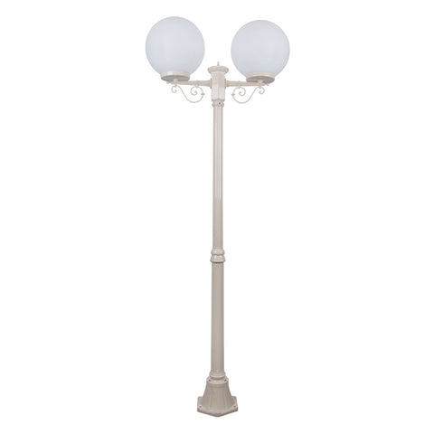 Domus Lighting Siena 2 Light Postlight 2.05m 300mm Opal