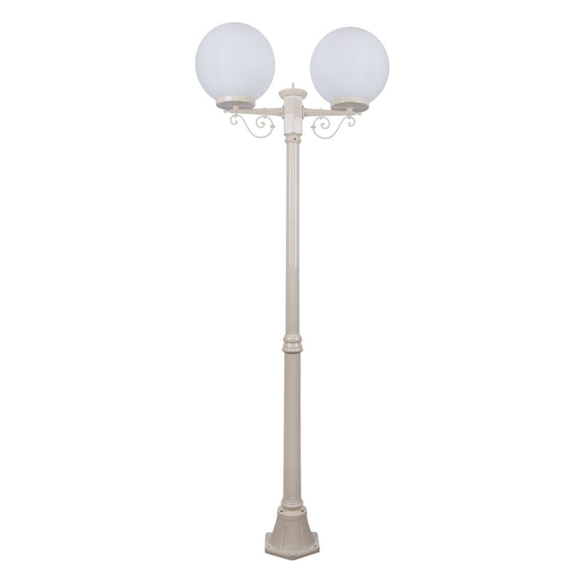 Domus Lighting Siena 2 Light Postlight 2.05m 300mm Opal