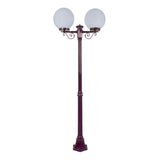 Domus Lighting Siena 2 Light Postlight 2.05m 300mm Opal