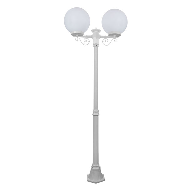 Domus Lighting Siena 2 Light Postlight 2.05m 300mm Opal