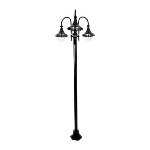Domus Lighting Monaco 3 Light Postlight 2.4m