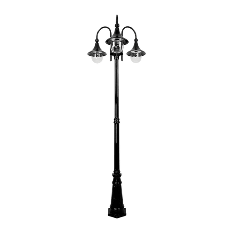 Domus Lighting Monaco 3 Light Postlight 2.35m
