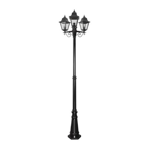 Domus Lighting Paris 3 Light Postlight 2.45m