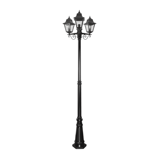 Domus Lighting Paris 3 Light Postlight 2.45m