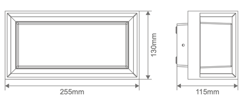 COMO-6 RCT 6W 240V BLK