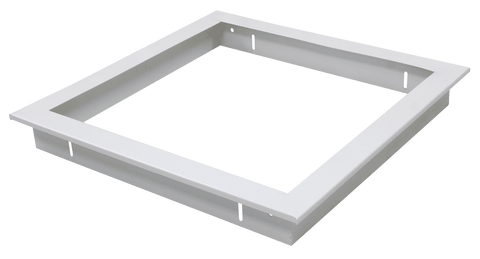 Domus Lighting TRIM-303 Square Recessed Panel Trim - Satin White Trim