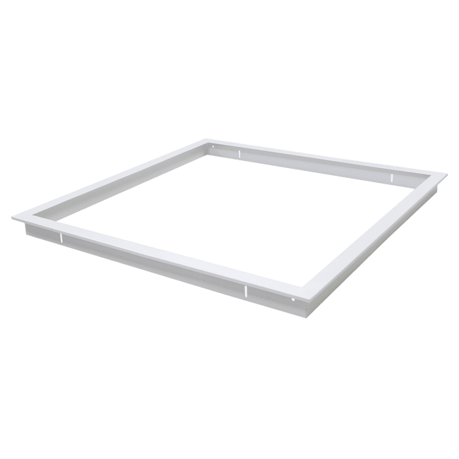 Domus Lighting TRIM-606 Square Recessed Panel Trim - Satin White Trim