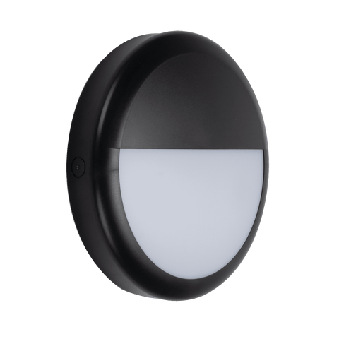 Domus Lighting VERSA-300 Round Eyelid Bunker IP65 240V Black